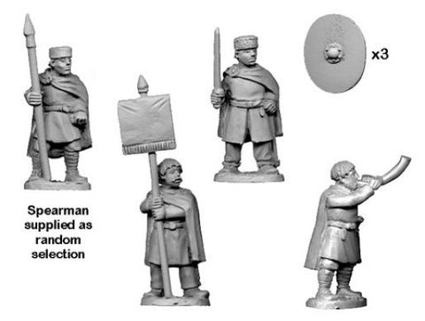 Dark Ages > Sub Roman  CSB003 - Sub Roman Infantry Command Group