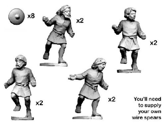 Crusader - Dark Ages - DSC002 - Scot Skirmishers - 28mm