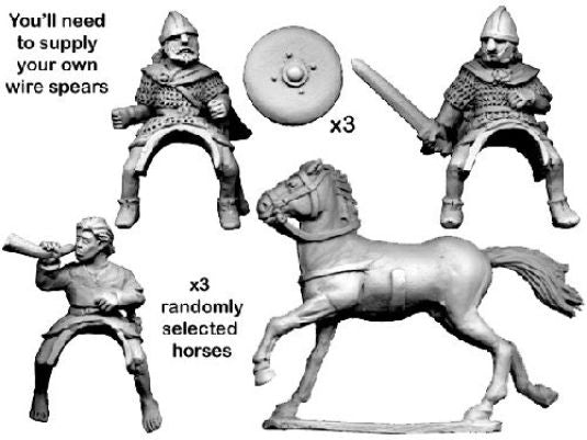 Dark Ages > Scots DSC007 - Mounted Scots Command Group