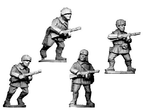 World War II > Russians WWR026 - Russians in winter uniform with SMGs