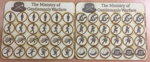 Ministry Gentlemanly Warfare TMOGW - Markers for The Ministry of Gentlemanly Warfare.