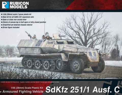 SdKfz 251/C halftrack - 28mm - Rubicon Models - RU-280031