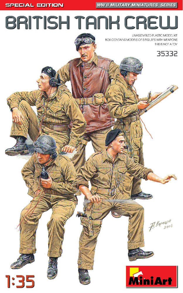 BRITISH TANK CREW (WWII) SPECIAL EDITION - 1:35 - Mini Art - 35332