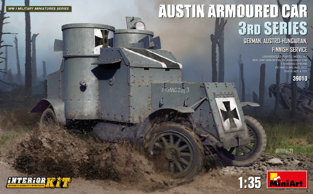 Mini Art - 39010 - AUSTIN ARMOURED CAR 3rd SERIES - 1:35