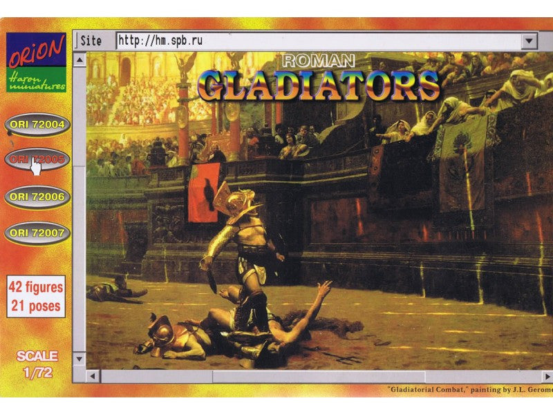 Roman Gladiators - 1:72 - Orion - 72005 - @