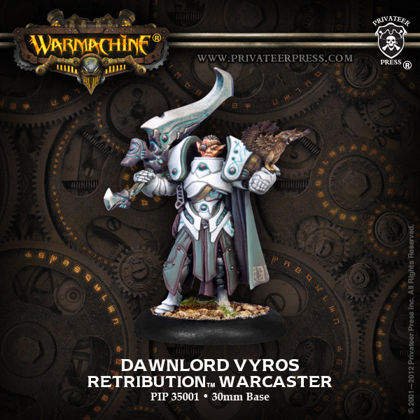 Dawnlord Vyros warcaster - Warmachine - 28mm - @