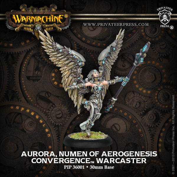 Aurora, numen of aerogenesis warcaster - 28mm - Warmachine