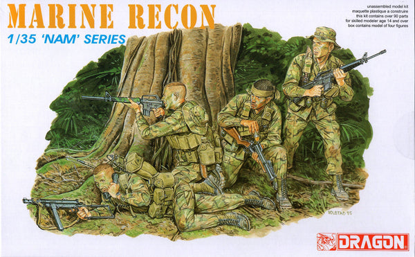 Dragon - 3313 - Marine Recon - 1:35 - 'Nam' series – Aster