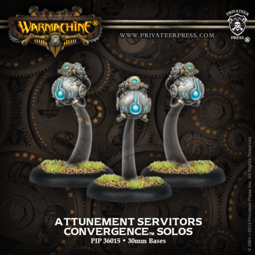 Attunement servitors solos (3) - 28mm - Warmachine