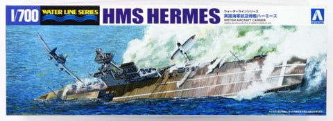 Aoshima 051009 - HMS Hermes British Aircraft Carrier - 1:700