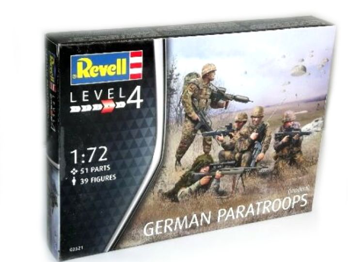 Revell - 02521 - German Paratroops (modern) - 1:72