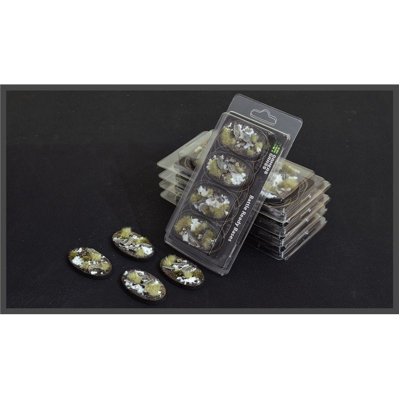 Winter bases Oval 60mm (x4) - Gamers Grass - @