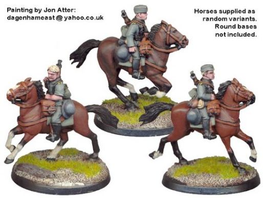 World War II > German WWG051 - German Cavalry in Side Caps