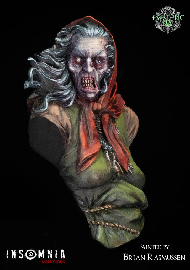 Baba Yagá - resin miniature / bust / horror tale/ witch / figure – Insomnia