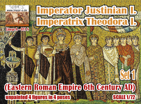 Imperator Justinian I. / Theodora I. - 011-S - Linear-A - 1:72