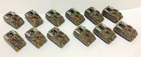 M113 Mortar x 12 - Usa nato camo - Roco - 1:87 - PAINTED
