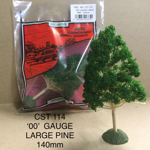 JAVIS - CST114 - TREES - 140mm OO LARGE PINE - pkd 3 per box