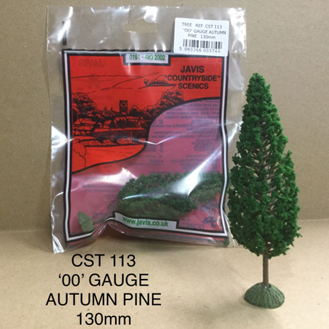 JAVIS - CST113 - TREES - 130 mm OO AUTUMN PINE pkd 3 per box