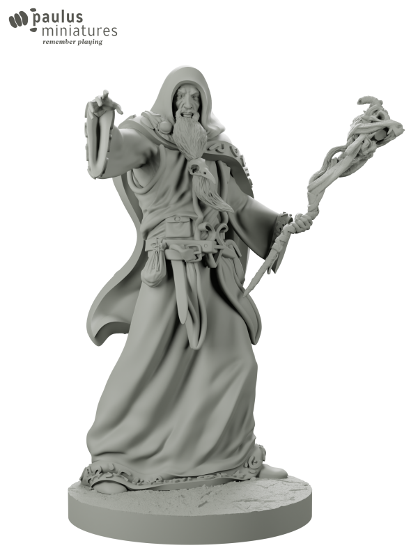 Necromancer - 54mm - Resin - Paulus Miniatures - FRNEC