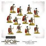 Caesar's Legions Legionaries with gladius & sling - 28mm - SPQR - 152011005