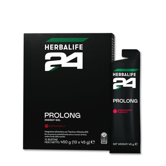 Herbalife24 Prolong energy gel Fragola 45 g / 10 bustine