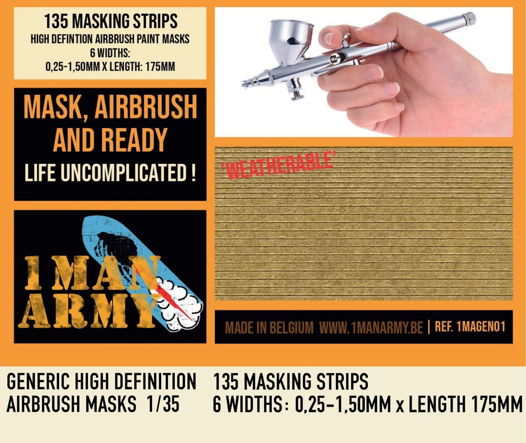 HIGH DEFINITION STRIPS 6  - 1:32 - 1ManArmy - 1MAGEN01