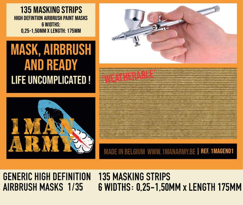 HIGH DEFINITION STRIPS 6  - 1:32 - 1ManArmy - 1MAGEN01