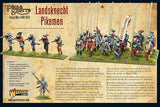 Landsknecht Pikemen - 28mm - Pike & Shotte - 202016001
