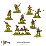 Storming party with petard - 28mm - Pike & Shotte - 202213002