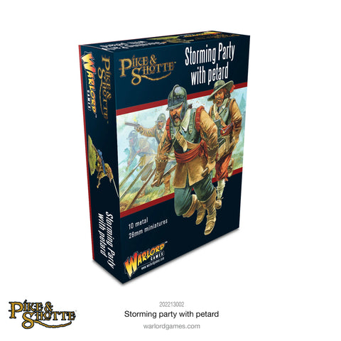 Storming party with petard - 28mm - Pike & Shotte - 202213002
