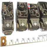 M3 Halftrack x 6 (WWII) - 15mm - PAINTED - Flames of War - US201 - @