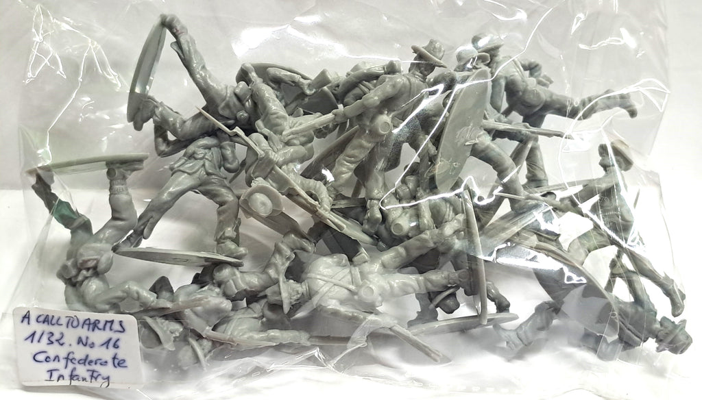 Confederate Infantry ACW AMERICAN CIVIL WAR 1:32 A Call to Arms 3216 no box