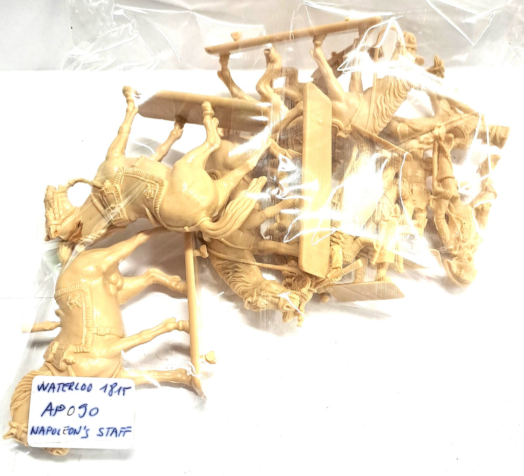 FRENCH NAPOLEON'S STAFF (only 600 sets made) 1:32 Waterloo 1815 - AP090 - NO BOX