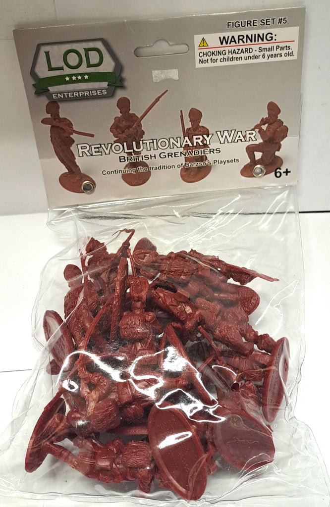 British Grenadiers - Revolutionary War - 1:32 - Lod Entyerprises - SET 5