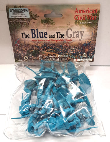 ACW 54mm 1:32 Paragon Scenics Miniatures - The Blu and Tha Gray  Batch 10 @