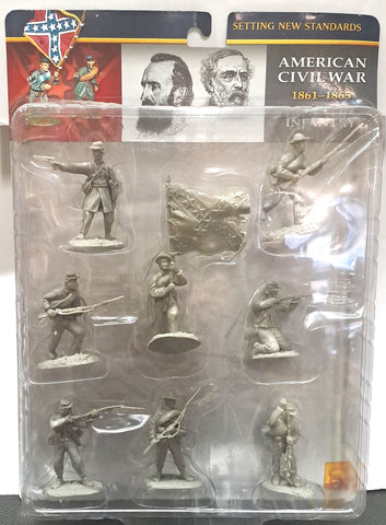 Confederate Infantry 54mm Set 1 - American Civil War 1861-1865 - @