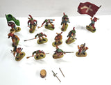 Landsknechts x 13 - 40mm - Elastolin - Vintage rare - OOP - @