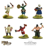 Villagers - 28mm - Pike & Shotte - 203010002