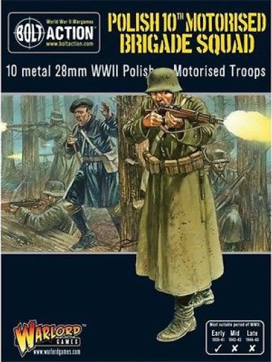 Polish 10th motorized brigade squad - 28mm - Bolt Action - WGBPI03 - @