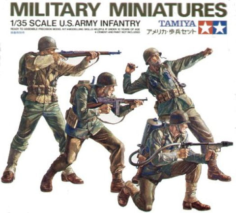 4 x U.S. Army Infantry (WWII) - 1:35 - Tamiya - 35013