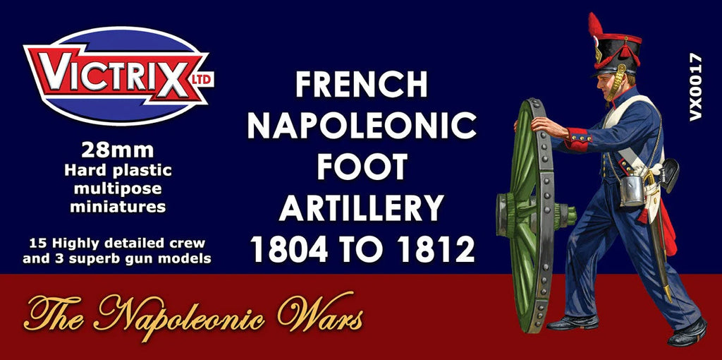 French Napoleonic foot artillery 1804 to 1812 - Victrix - VX0017 - 28mm