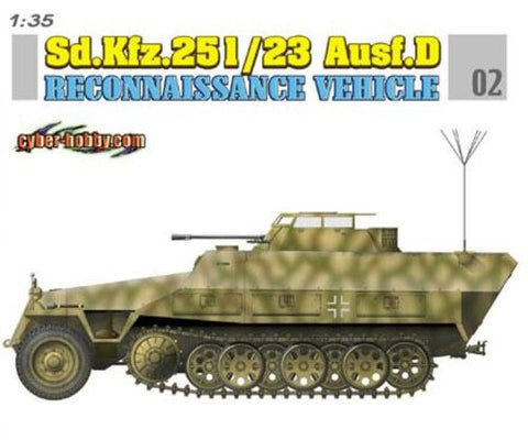 Sd.Kfz. 251/23 Ausf. D Reconnaissance Vehicle - 1:35 - Cyber Hobby - 6293