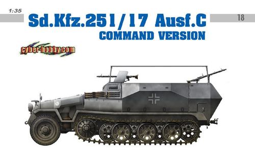 Sd.Kfz.251/17 Ausf.C Command Version - 1:35 - Cyber Hobby - 6413