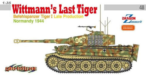 Wittmann's Last Tiger Befehlspanzer Tiger I Late 1944 - 1:35 - Cyber Hobby 6610