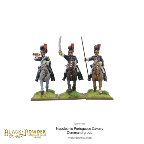 Portuguese Cavalry Command group - 28mm - Black Powder - 303011203