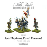 Napoleonic French late line infantry command - 28mm - Black Powder - 303012001
