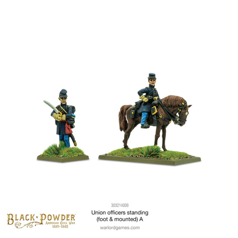 Union Officers Standing (Foot & Mounted) A - 28mm - Black Powder - 303214009