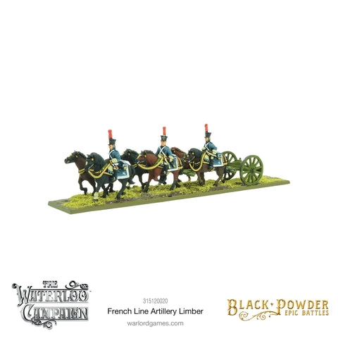 Napoleonic French Line Artillery Limber - Black Powder Epic Battles - 315120020