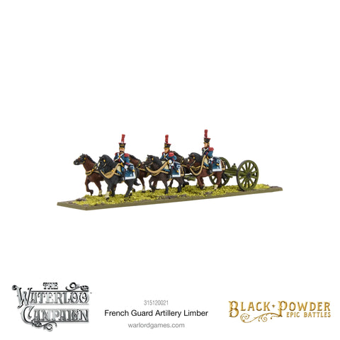 Napoleonic French Guard Artillery Limber - Black Powder Epic Battles - 315120021
