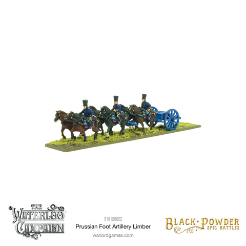 Napoleonic Prussian Foot Artillery Limber - Black Powder Epic Battles - 315120022